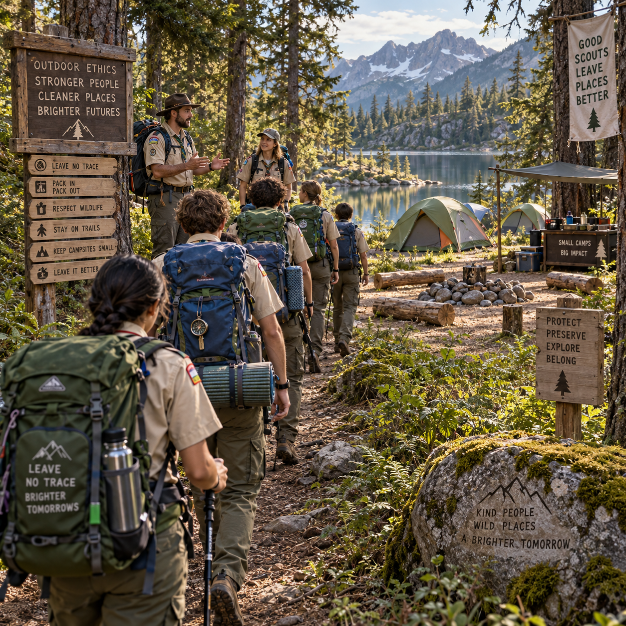 Leave No Trace: Principles for Ethical Camping with Your Scout Troop